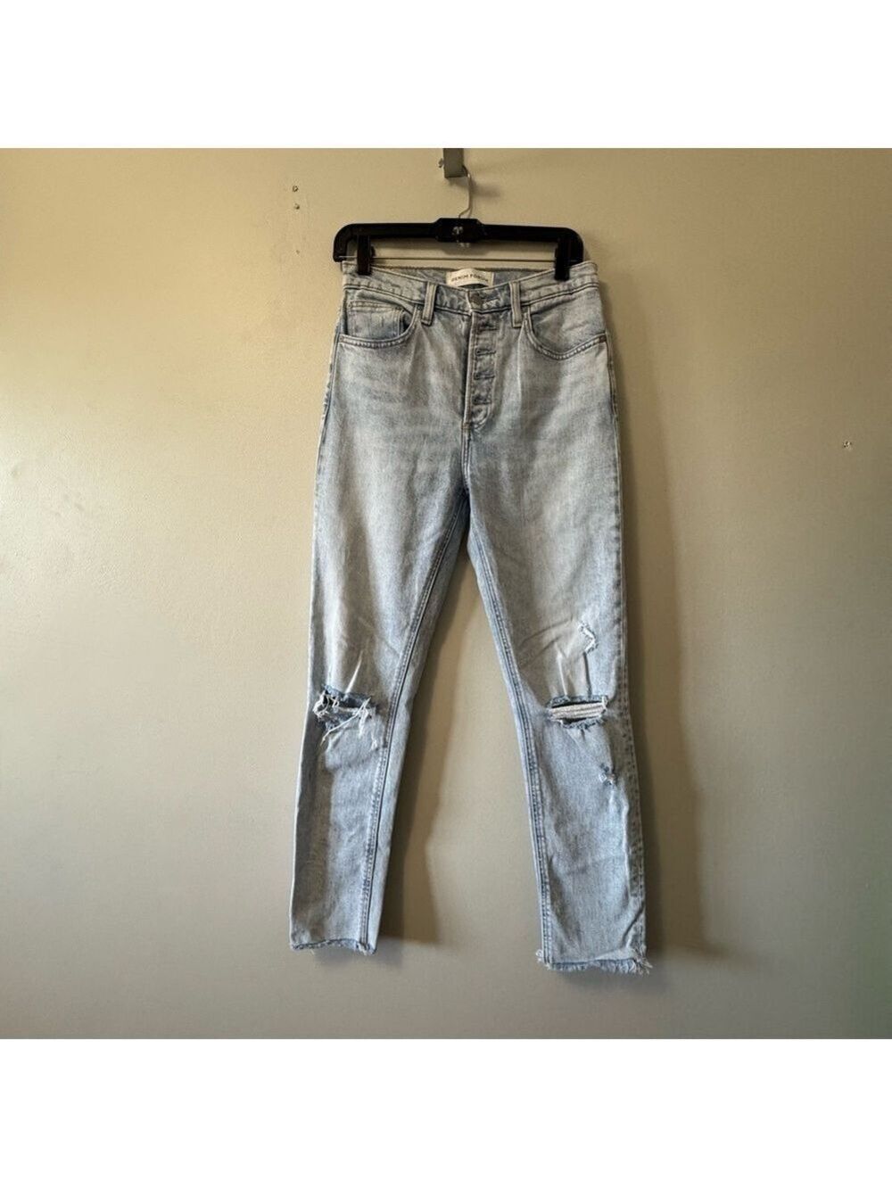 Aritzia Denim Forum The yoko high rise slim ripped jeans SZ 28 - Picture 3 of 13